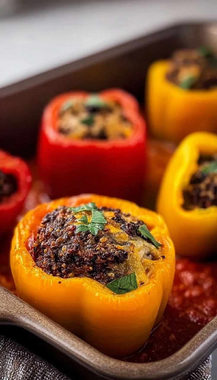 Gefüllte Paprika mit Sumac