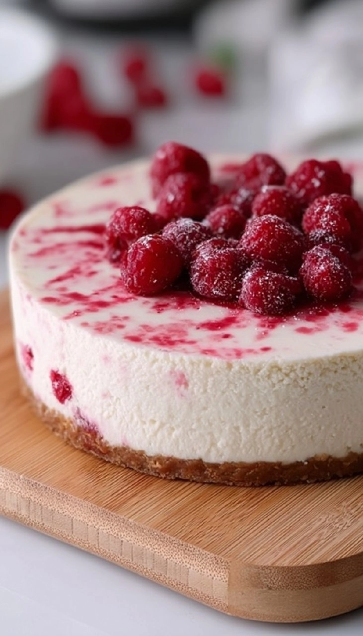 Himbeere Cheesecake ohne Backen