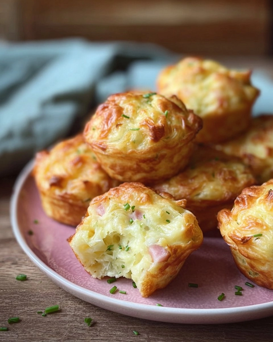 Kartoffel-Muffins mit Schinken & Käse