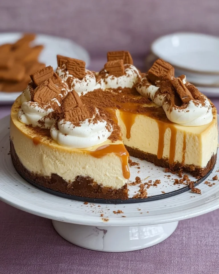 Einfacher-Lotus-Biscoff-Cheesecake-Rezept