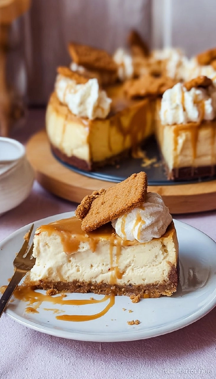 Einfacher Lotus Biscoff Cheesecake