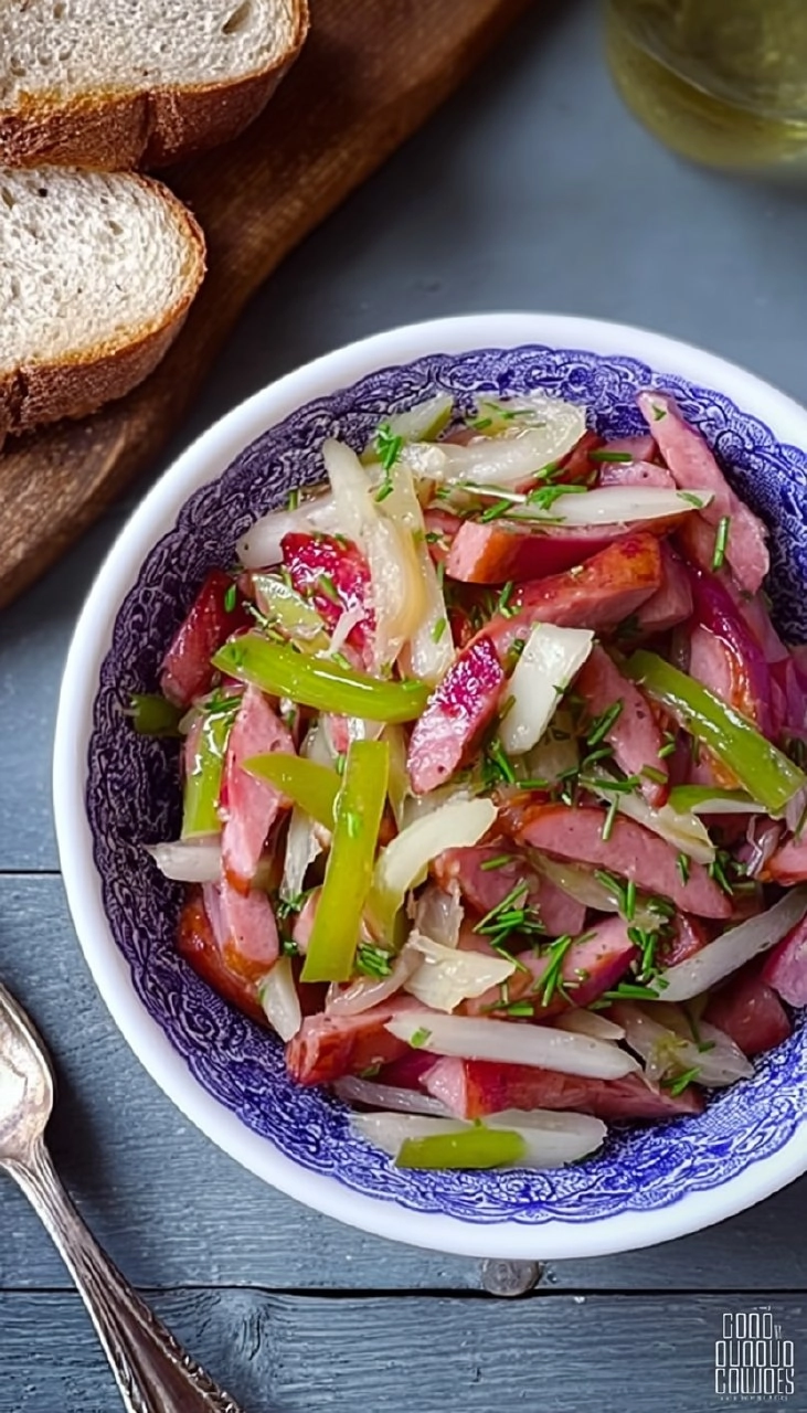 Einfacher Schweizer Wurstsalat