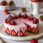 Erdbeermousse-Torte-Ohne-Backen-Mit-Gelatine-Tipps-Rezept