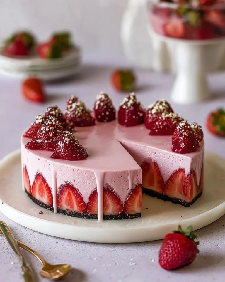 Erdbeermousse-Torte-Ohne-Backen-Mit-Gelatine-Tipps-Rezept
