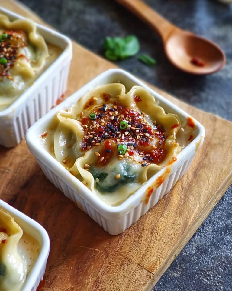 Gedampfte-Dumpling-Mini-Lasagne-Rezept