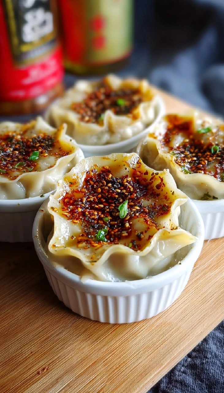 Gedämpfte Dumpling Mini Lasagne