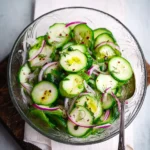 Gurkensalat-mit-Essig-und-Ol-Rezept