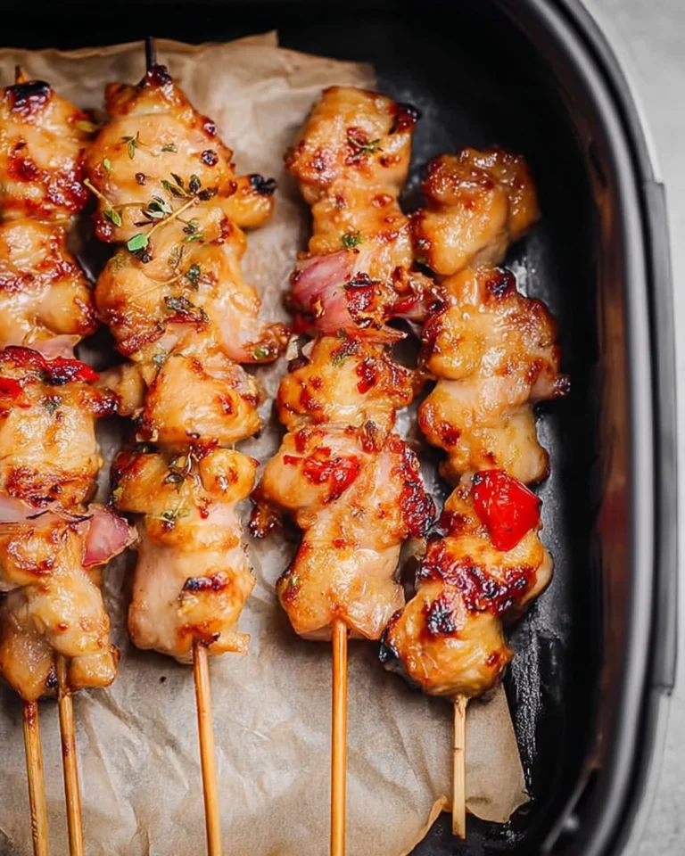 Hahnchen-Schaschlik-Spiese-im-Airfryer-Rezept