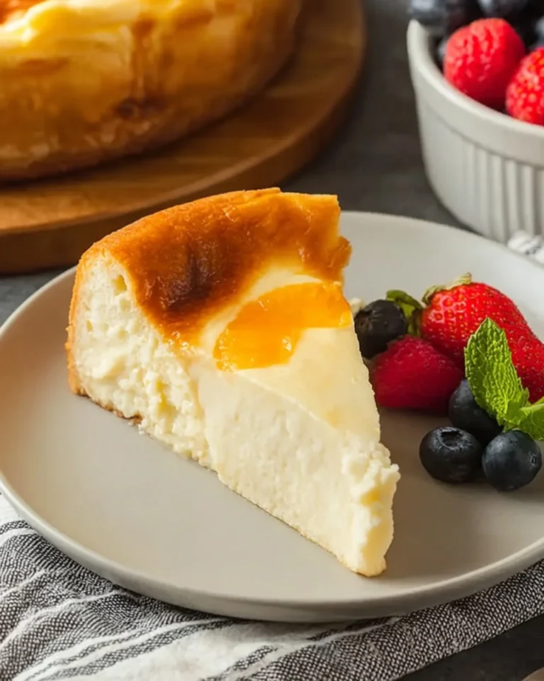 Kasekuchen-ohne-Boden-mit-Mandarinen-Rezept