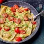 Maultaschen-Pfanne-Mit-Tomaten-Und-Kase-Rezept