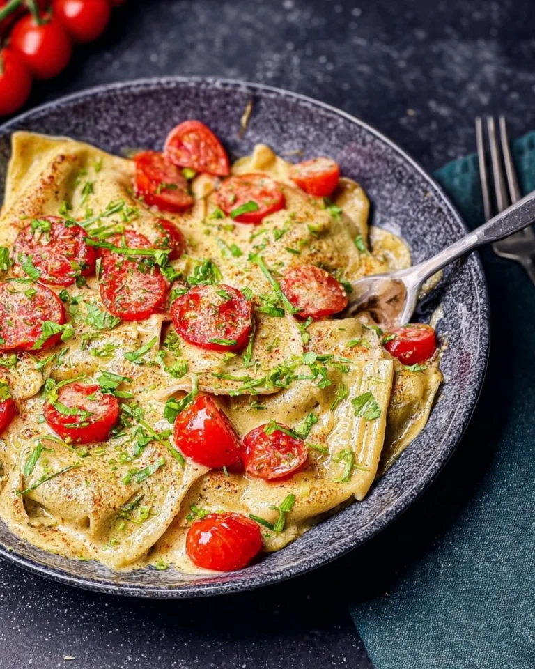 Maultaschen-Pfanne-Mit-Tomaten-Und-Kase-Rezept