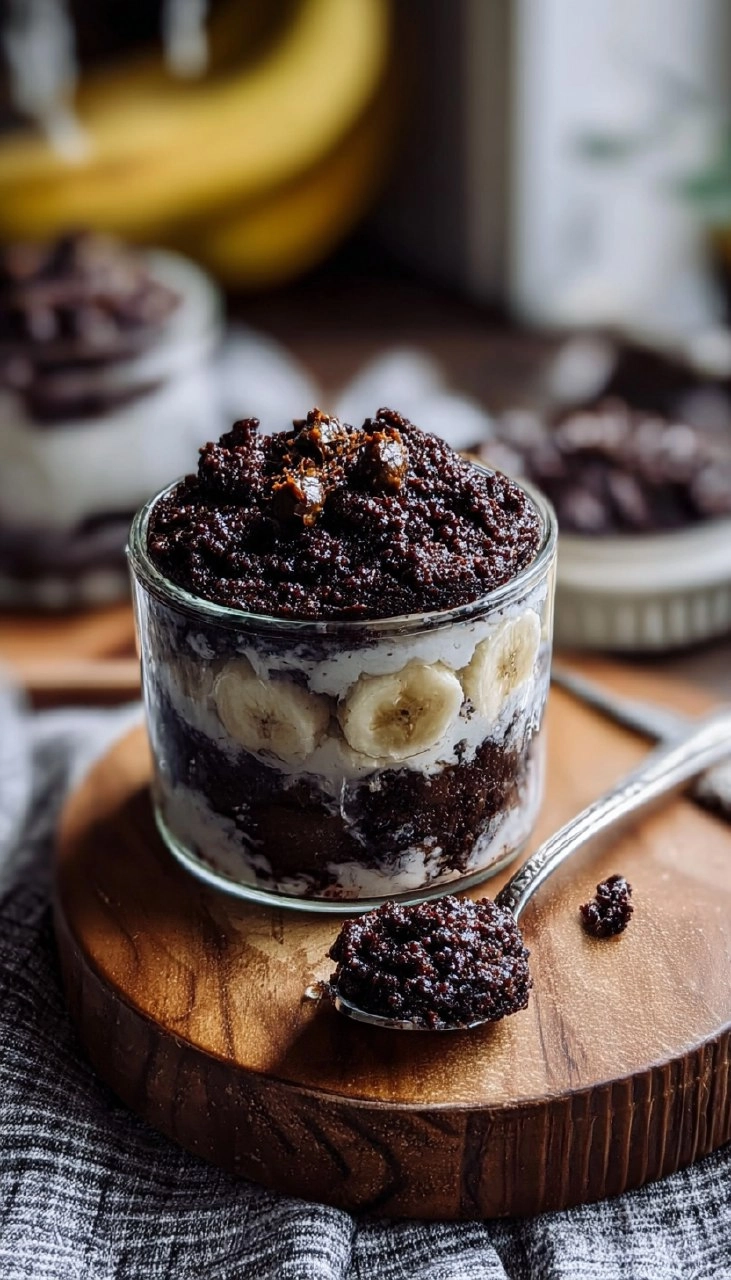 Maulwurfkuchen im Glas
