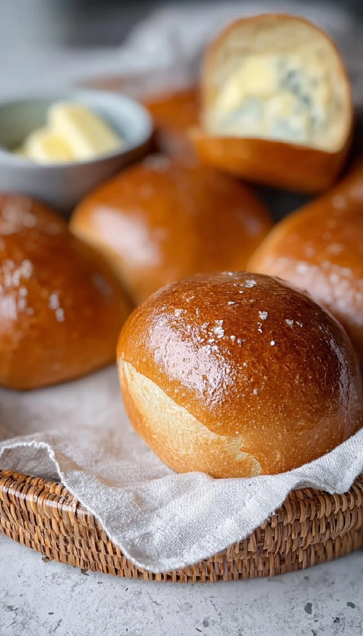 Weiche Buttermilch-Dinkelbrötchen