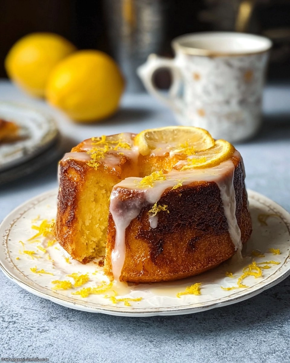 Zitronen-Ricotta-Kuchen