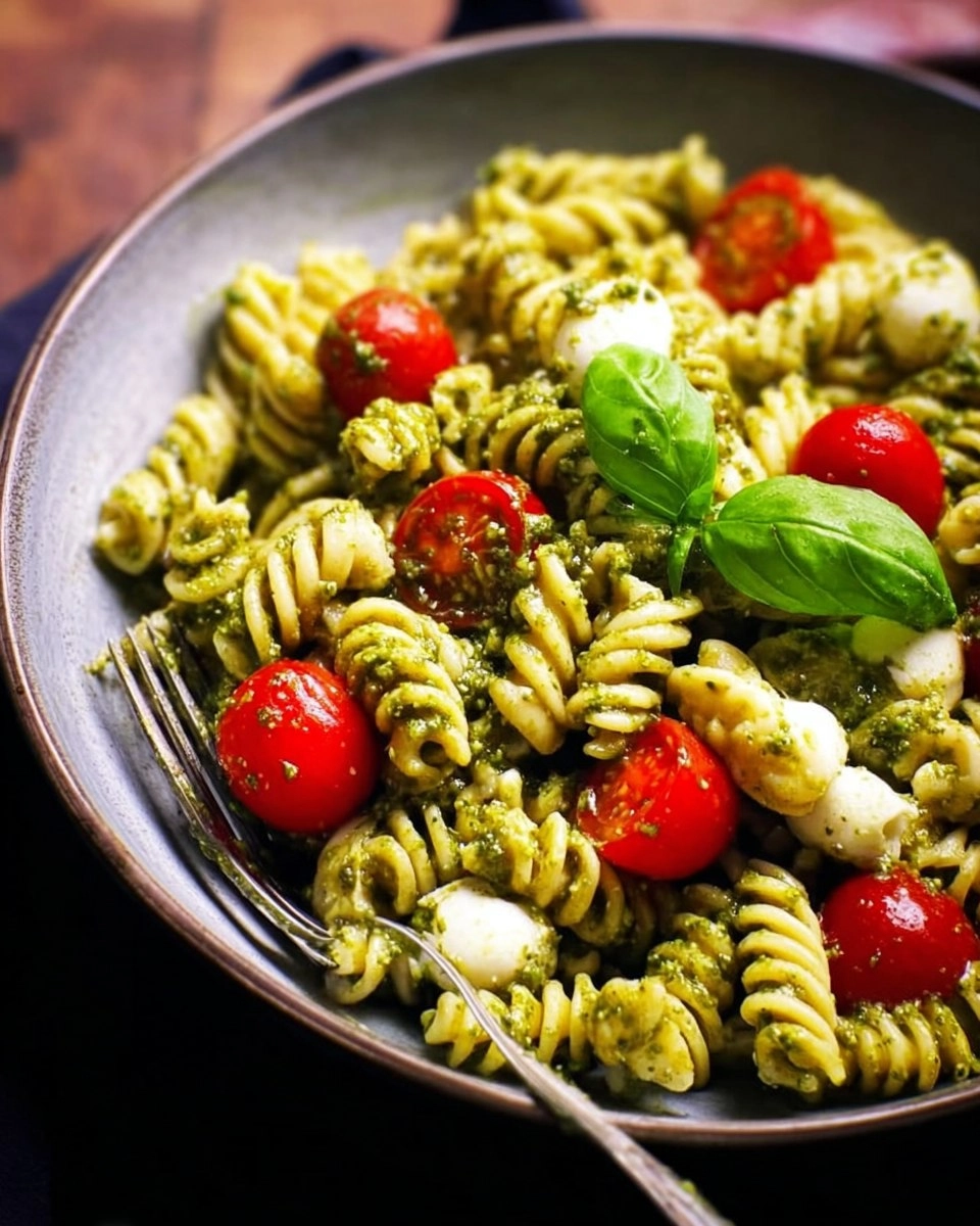 Nudelsalat mit Pesto