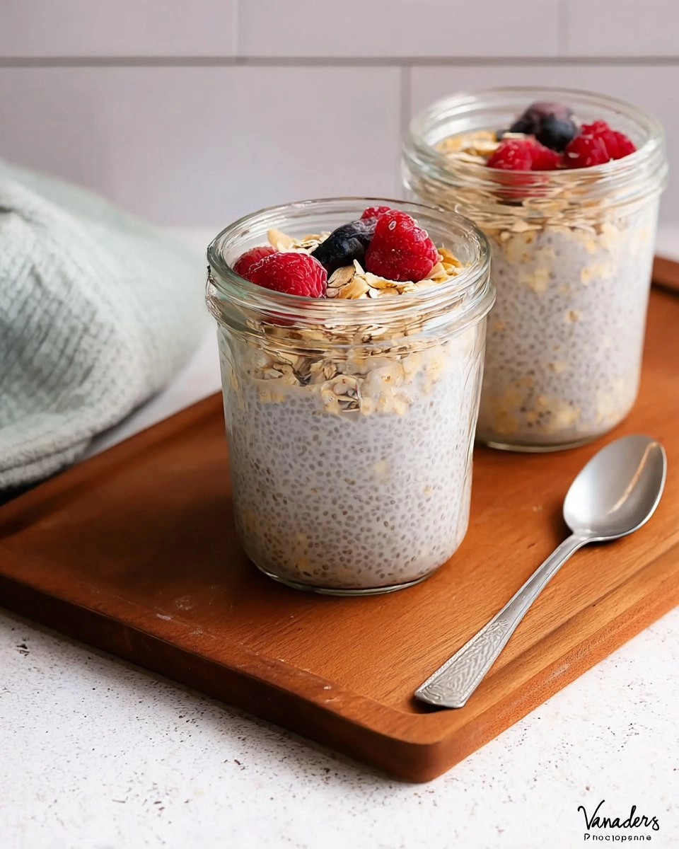 Overnight Oats mit Mohn
