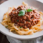 Pasta-Bolognese-mit-Salsiccia-Rezept