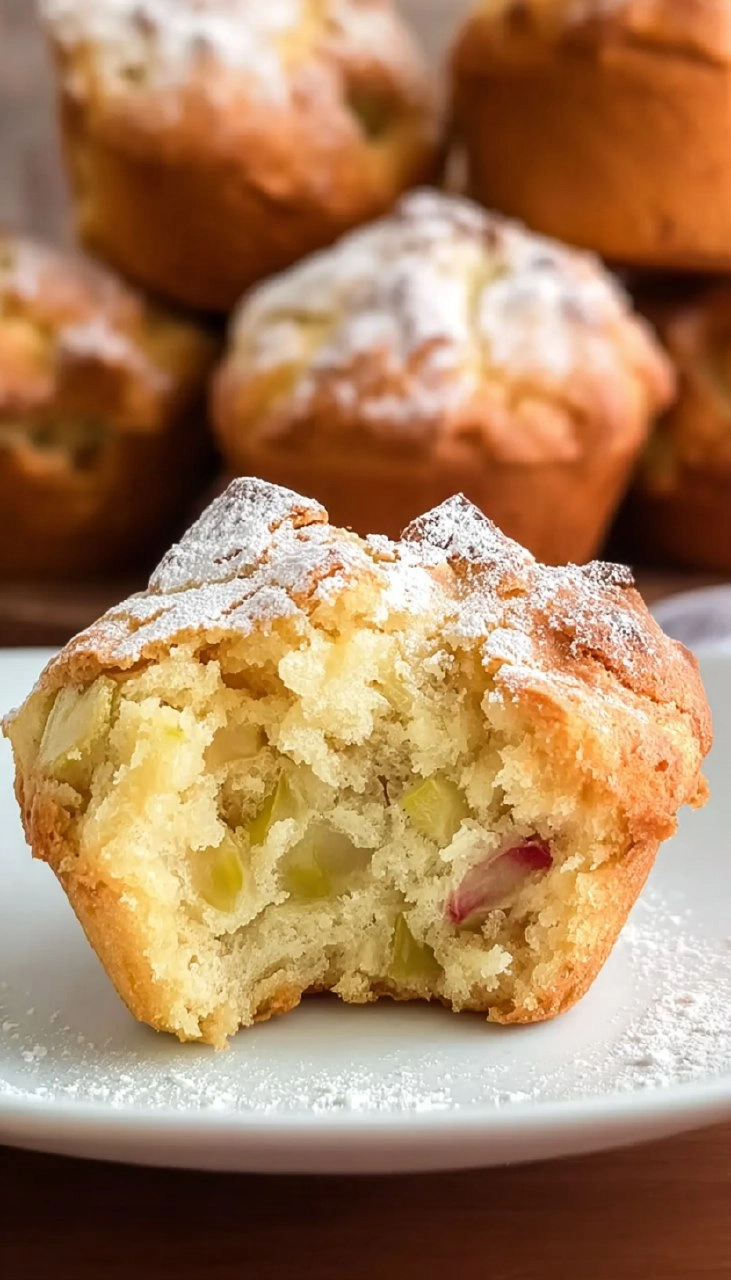Rhabarbermuffins