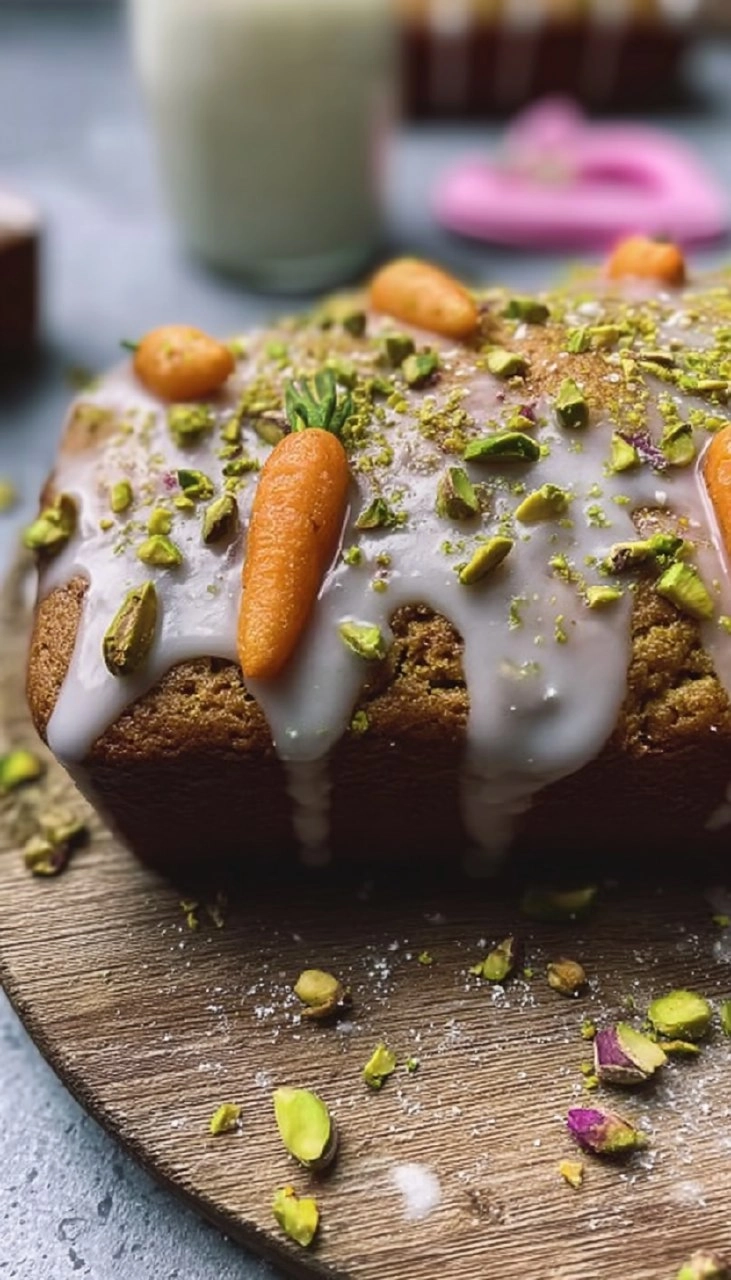 Rüblikuchen mit Pistazien