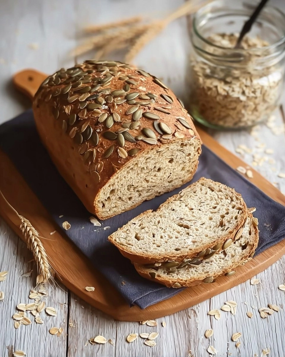 Sonnenblumenbrot mit Sauerteig