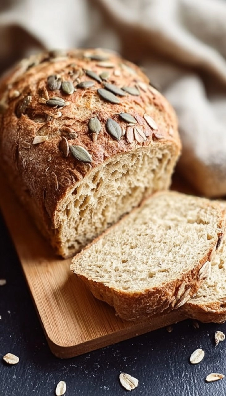 Sonnenblumenbrot mit Sauerteig