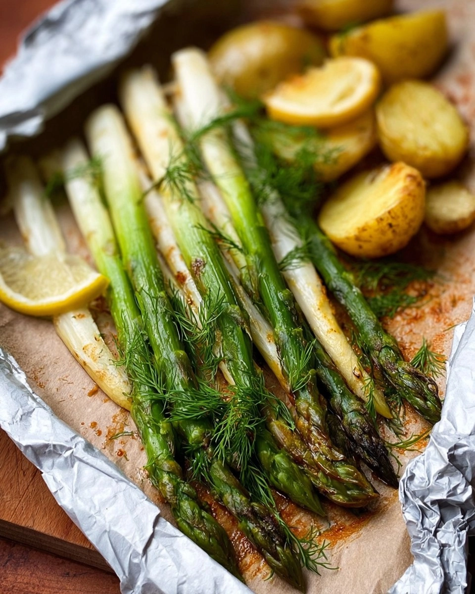 Spargel im Backofen